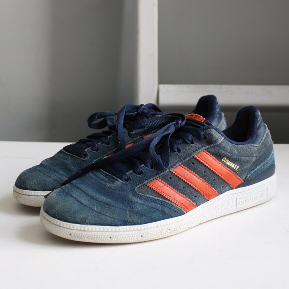 Adidas Busenitz Collegiate Navy/Fox Orange/Running White Skate Shoes Size 9.5 - Picture 2 of 7
